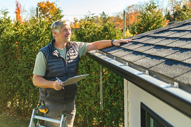 Professional Roofing technician working in Blawenburg, NJ
